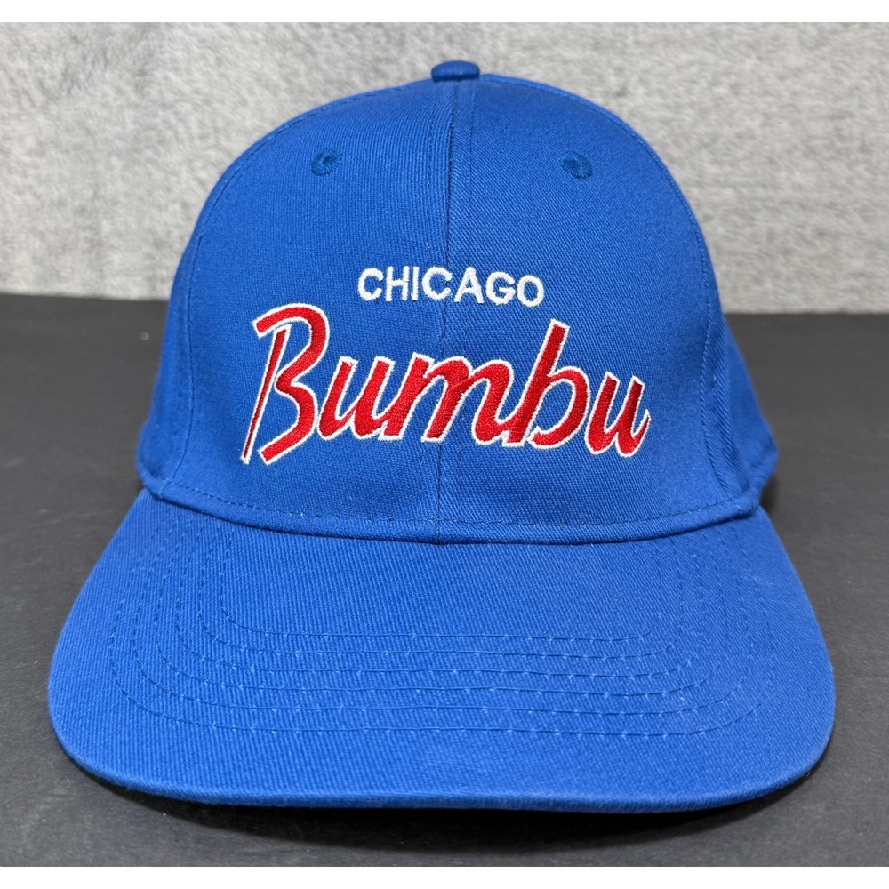 Bumbu Rum Co Snapback Hat Mens OSFM Blue Chicago Promotional Cap Cotton